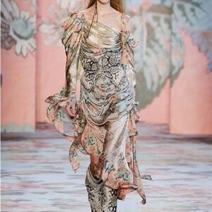 Zimmermann 100% silk fall runway Multicolor Floral Dress